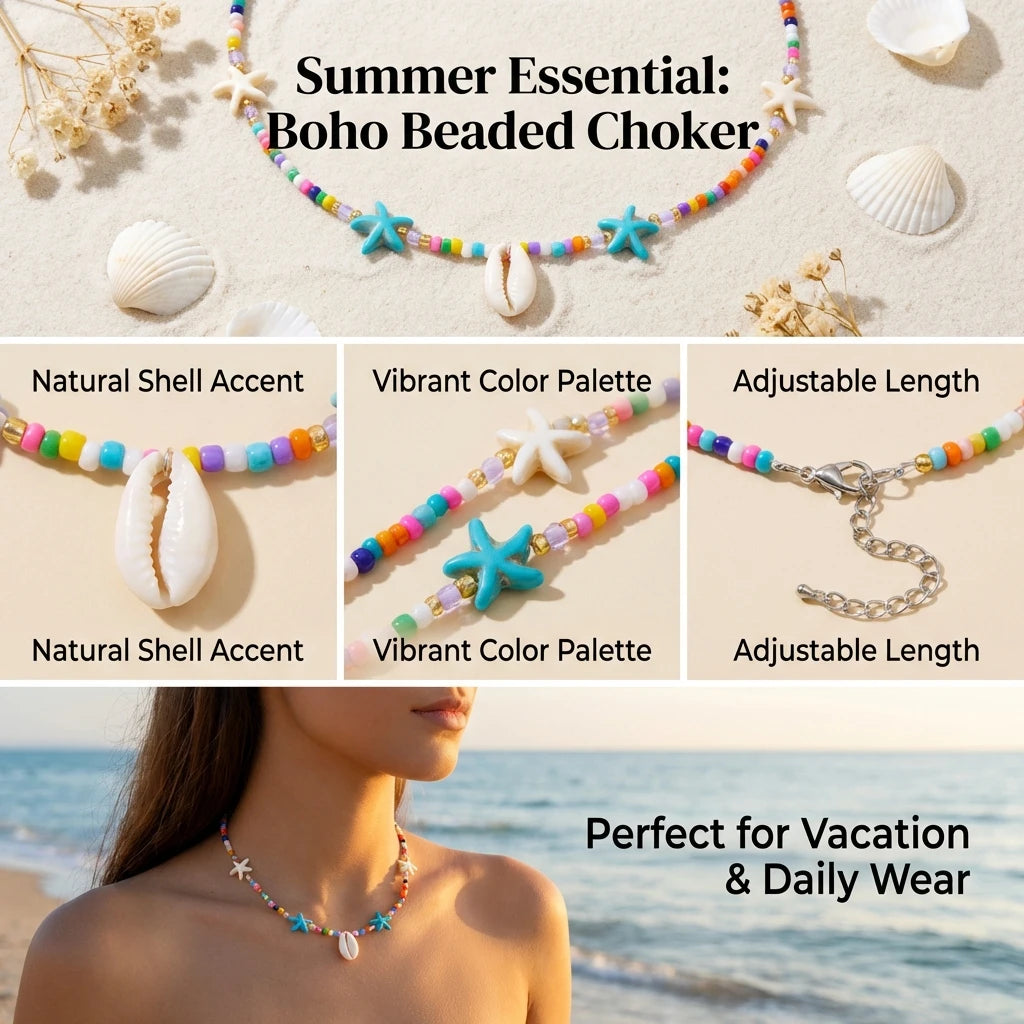 CowLost | bohemian-colorful-rice-beads-necklace-for-women |4