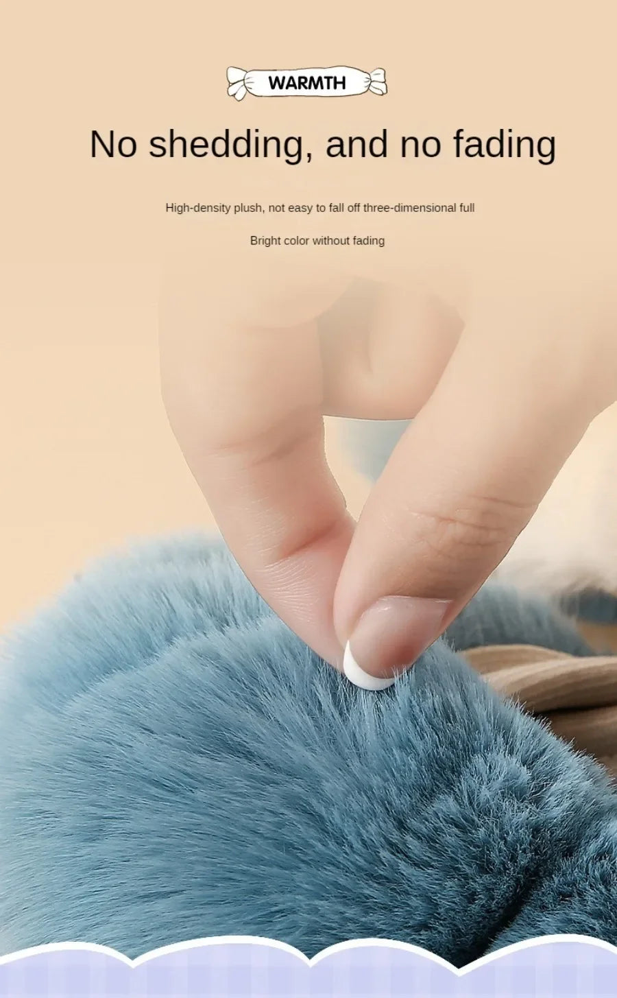 CowLost | soft-and-fluffy-otter-rabbit-plush-steering-wheel-cover-for-13-4-15-75-diameter-steering-wheels |11