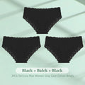 CowLost | activewear-pants-3pcs-women-cotton-seamless-low-waist-panties-set |31