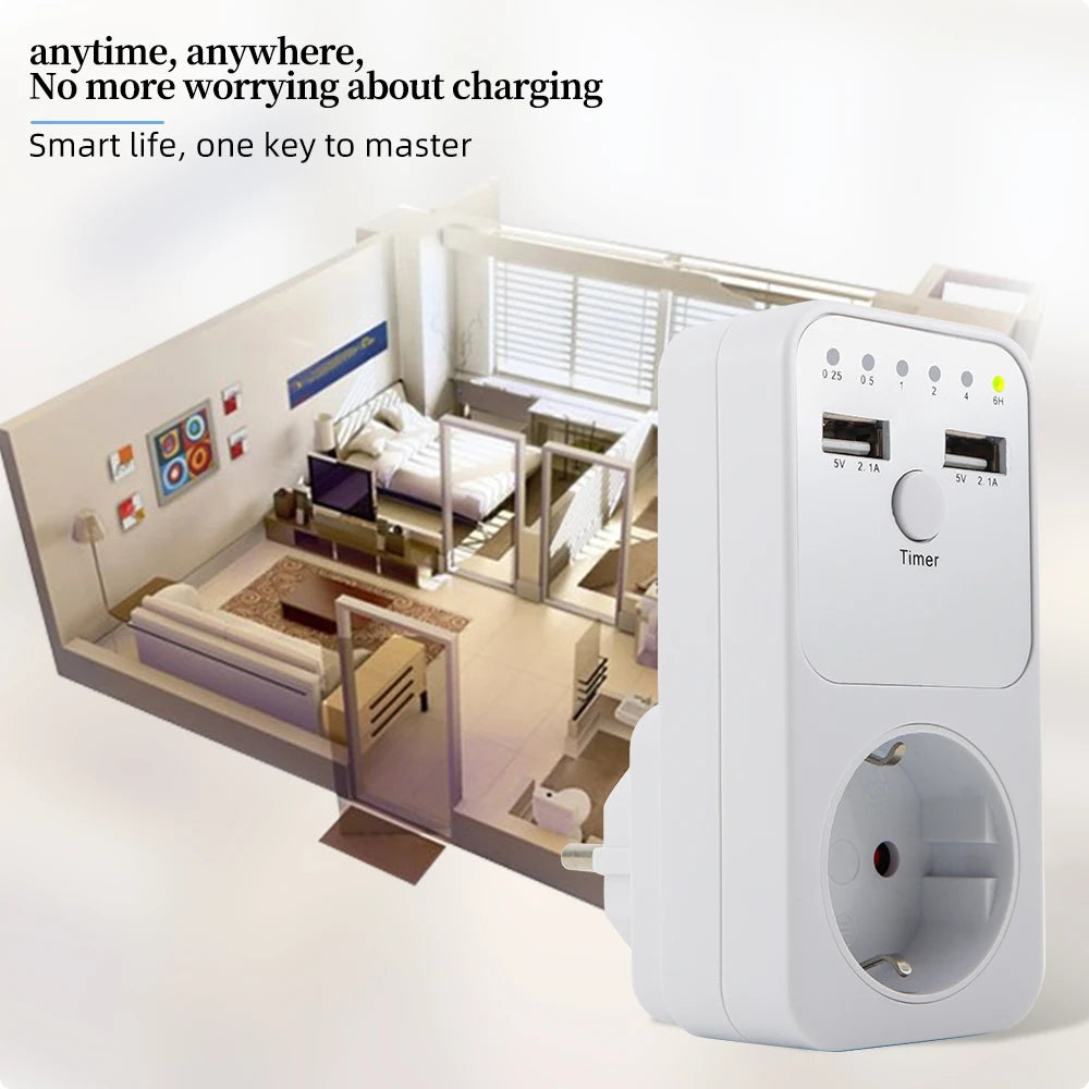 UD02 Digital Multifunction Timer Socket Surge Protector Power Saving Relay Switch EU US FR UK Plug