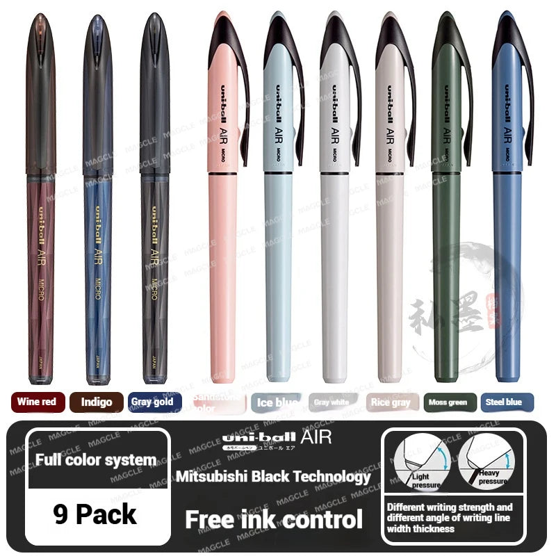 CowLost | product_id-uni-ball-air-uba-188-black-gold-series-gel-pen-quick-dry-high-end-office-pen |23