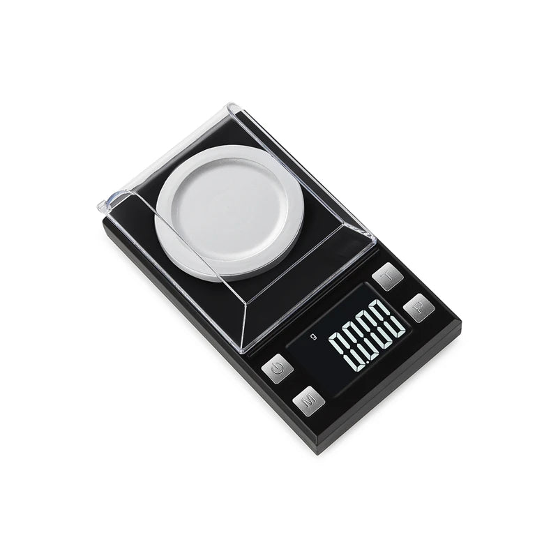 LCD Digital Jewelry Scale 0.001g Accuracy Electronic Gold Diamond Weighing Scale for Kitchen Food