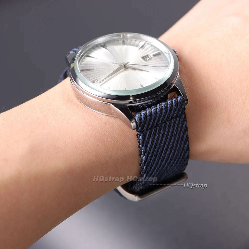 Nylon Wristwatch Strap 20mm 22mm Quick Release Comfortable Watch Band Universal