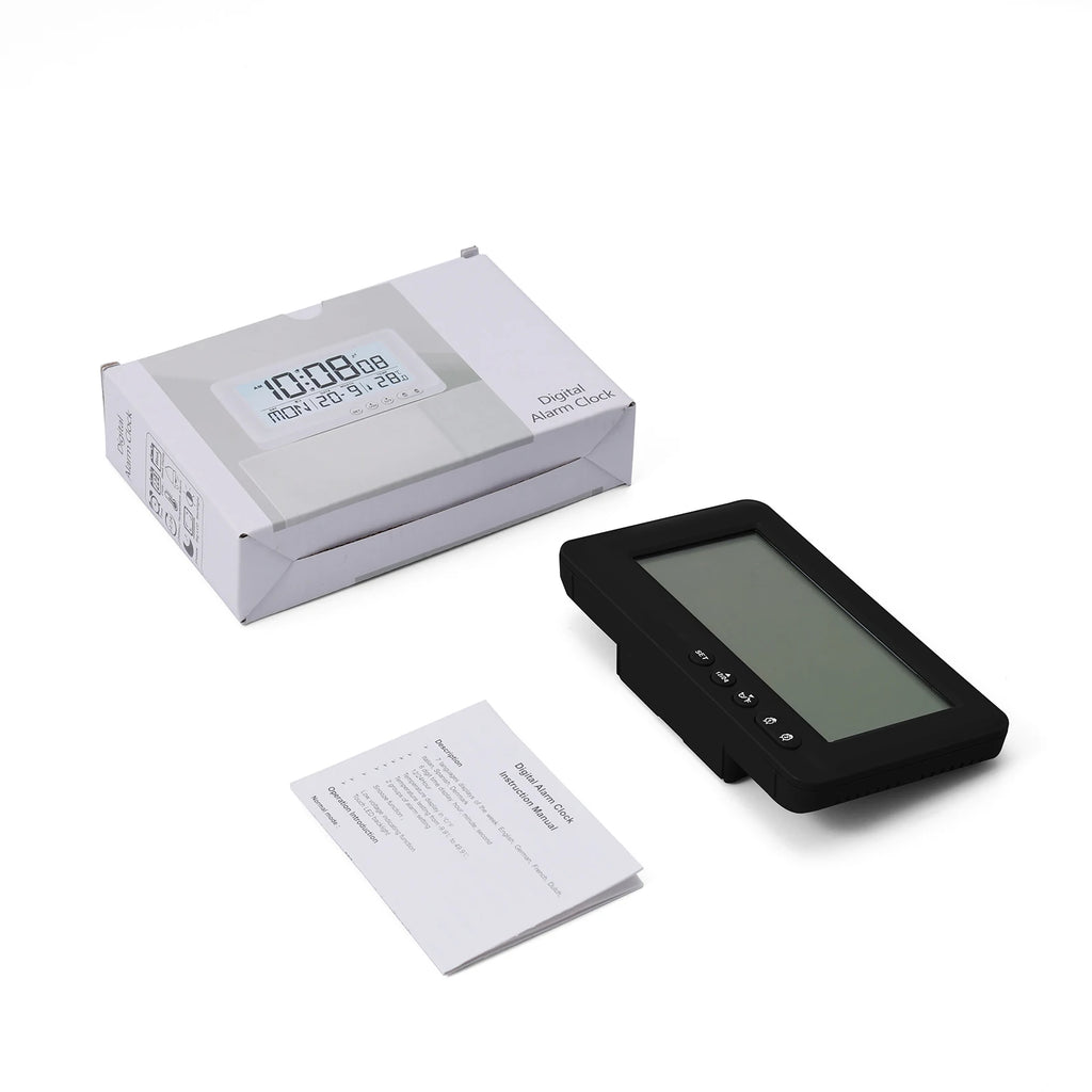 ORIA Digital Travel Alarm Clock with LCD, Dual Alarms & Calendar for Bedroom Office