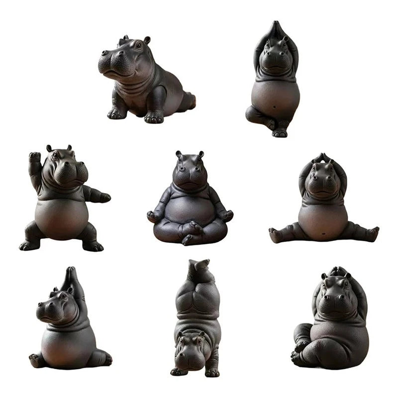 CowLost | product_id-handcrafted-resin-yoga-hippo-meditation-figurine |9