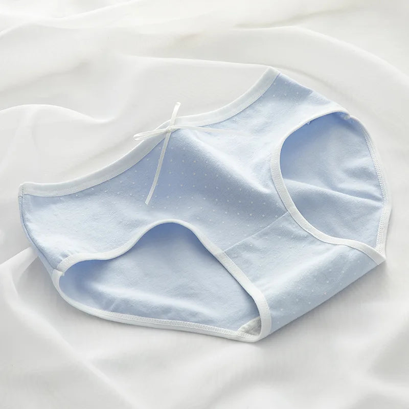 CowLost | product_id-ollymurscn-womens-cotton-low-waist-seamless-briefs-with-bow-detail |6