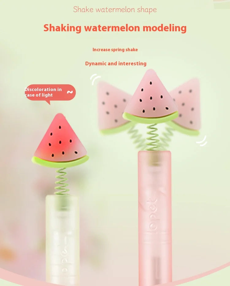 CowLost | product_id-4pcs-lopet-kwaii-cute-twist-gel-pens-color-changing-watermelon-vanilla-cream-quick-dry-black-ink-stationery-gift |11