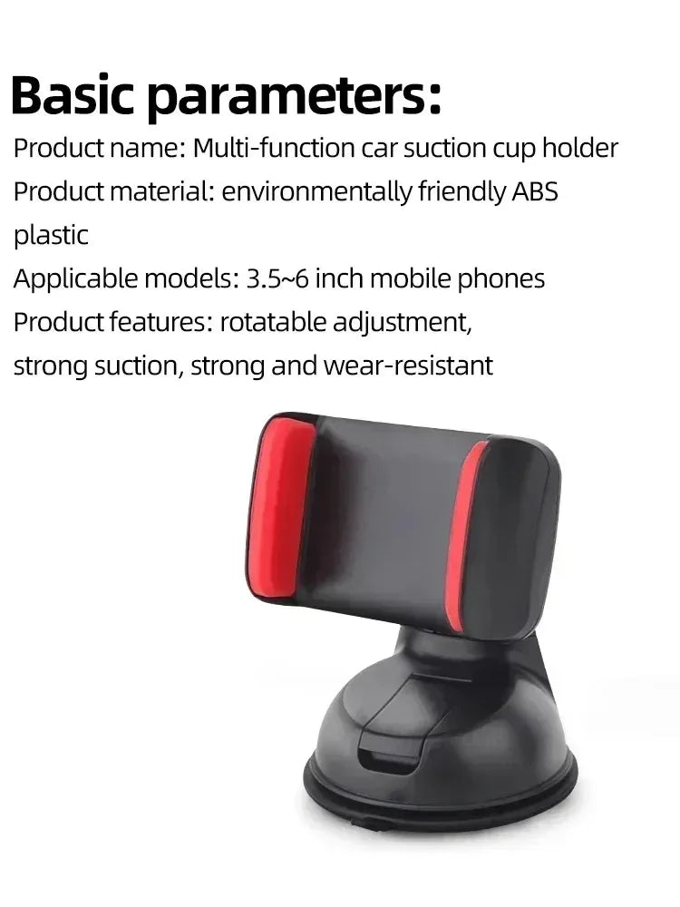CowLost | vehicle-decor-product_id-360-rotation-suction-cup-car-phone-holder-for-windshield-and-dashboard-compatible-with-iphone-pro-max-samsung-xiaomi |13