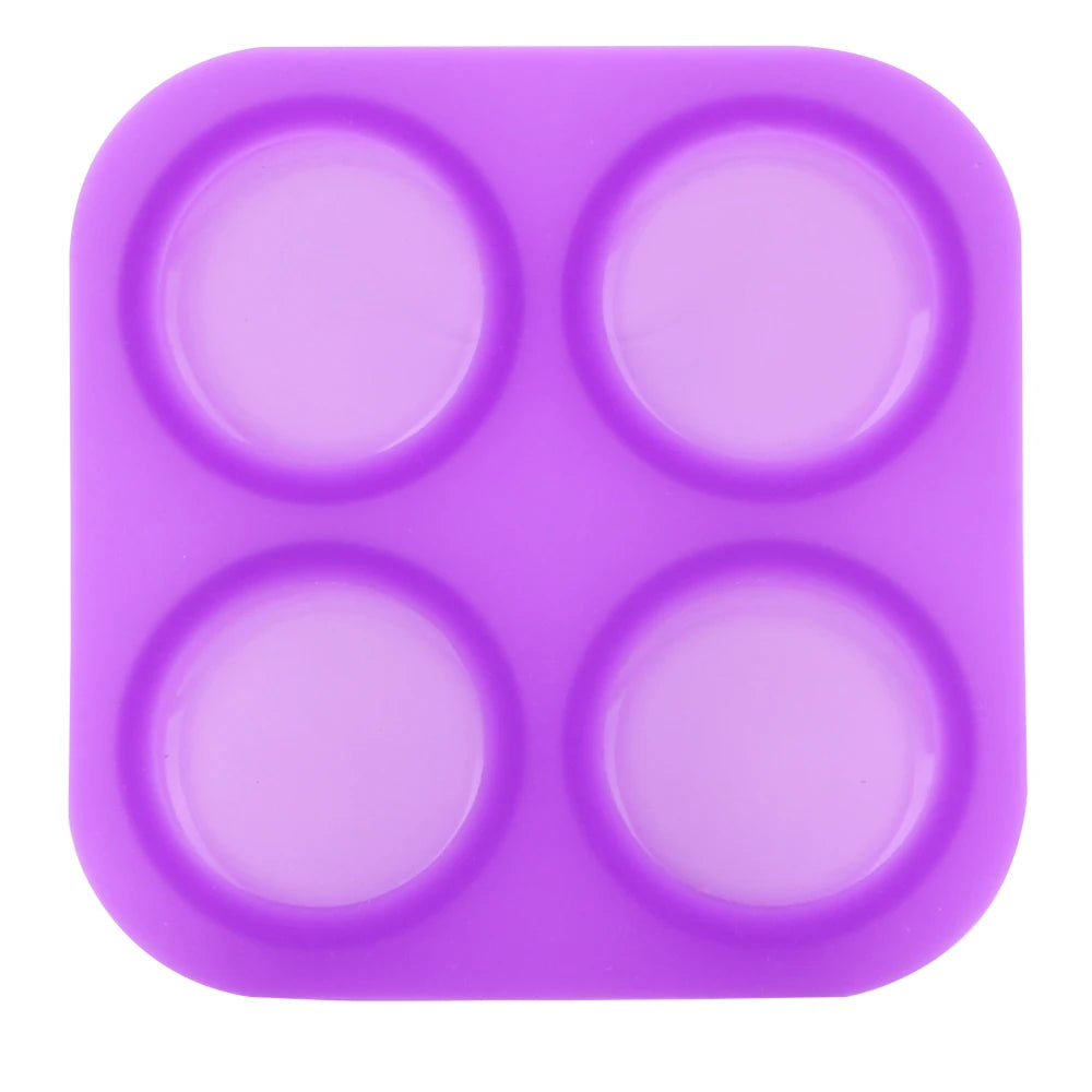 CowLost | product_id-4-cavity-round-silicone-soap-and-cake-mold-tray-easy-demould |7