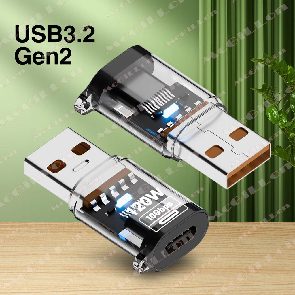 CowLost | product_id-120w-usb-3-2-gen2-male-to-type-c-female-otg-fast-charging-adapter-for-iphone-16-15-xiaomi-tablet |1