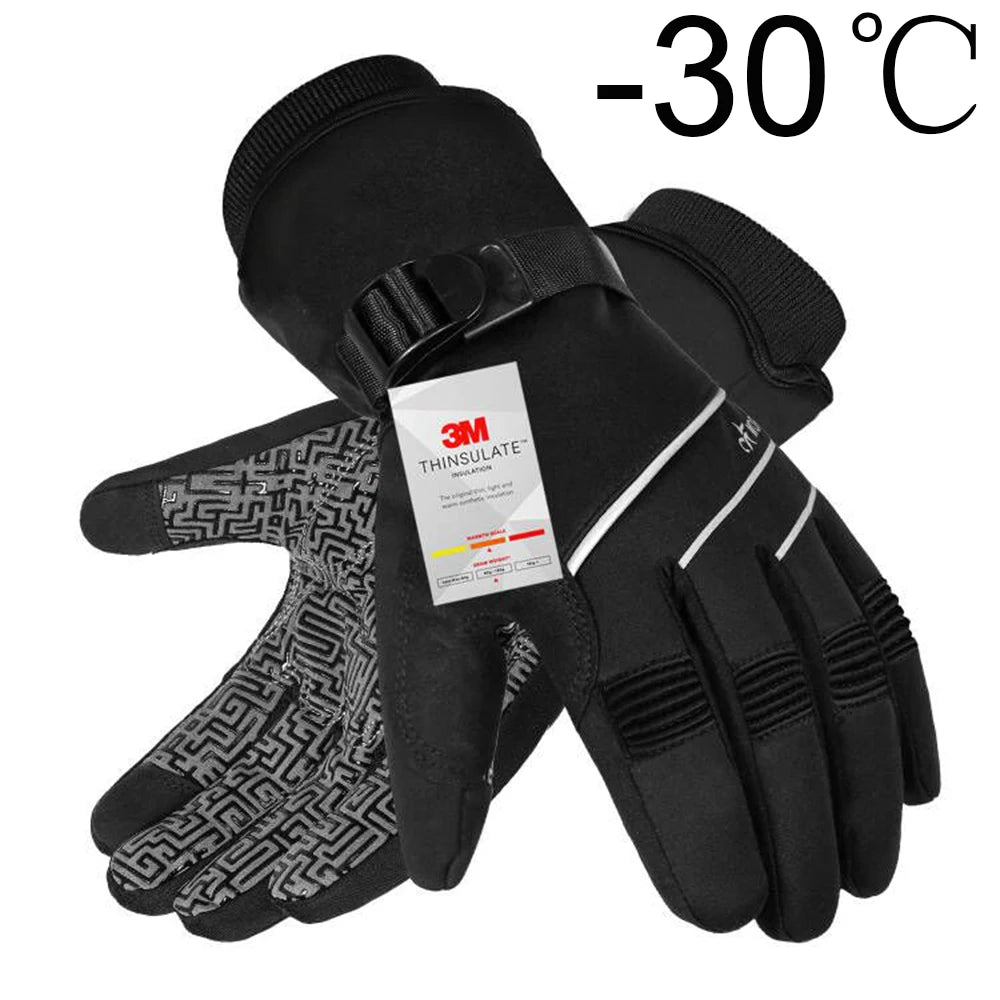 CowLost | waterproof-winter-ski-gloves-3m-thinsulate-touchscreen-thermal-outdoor-snowboard |1