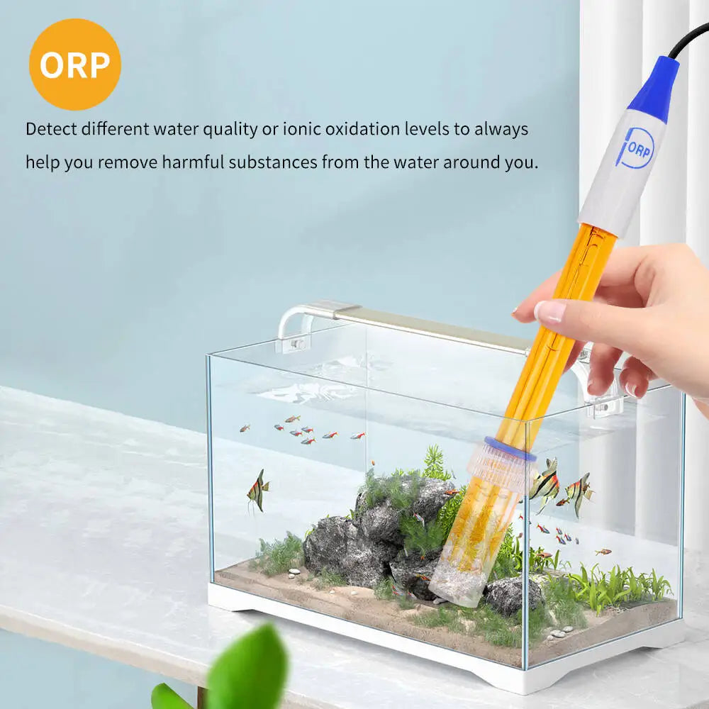 PH Electrode Probe BNC Connector ORP Replacement Sensor IP65 Glass Composite for Lab Aquarium