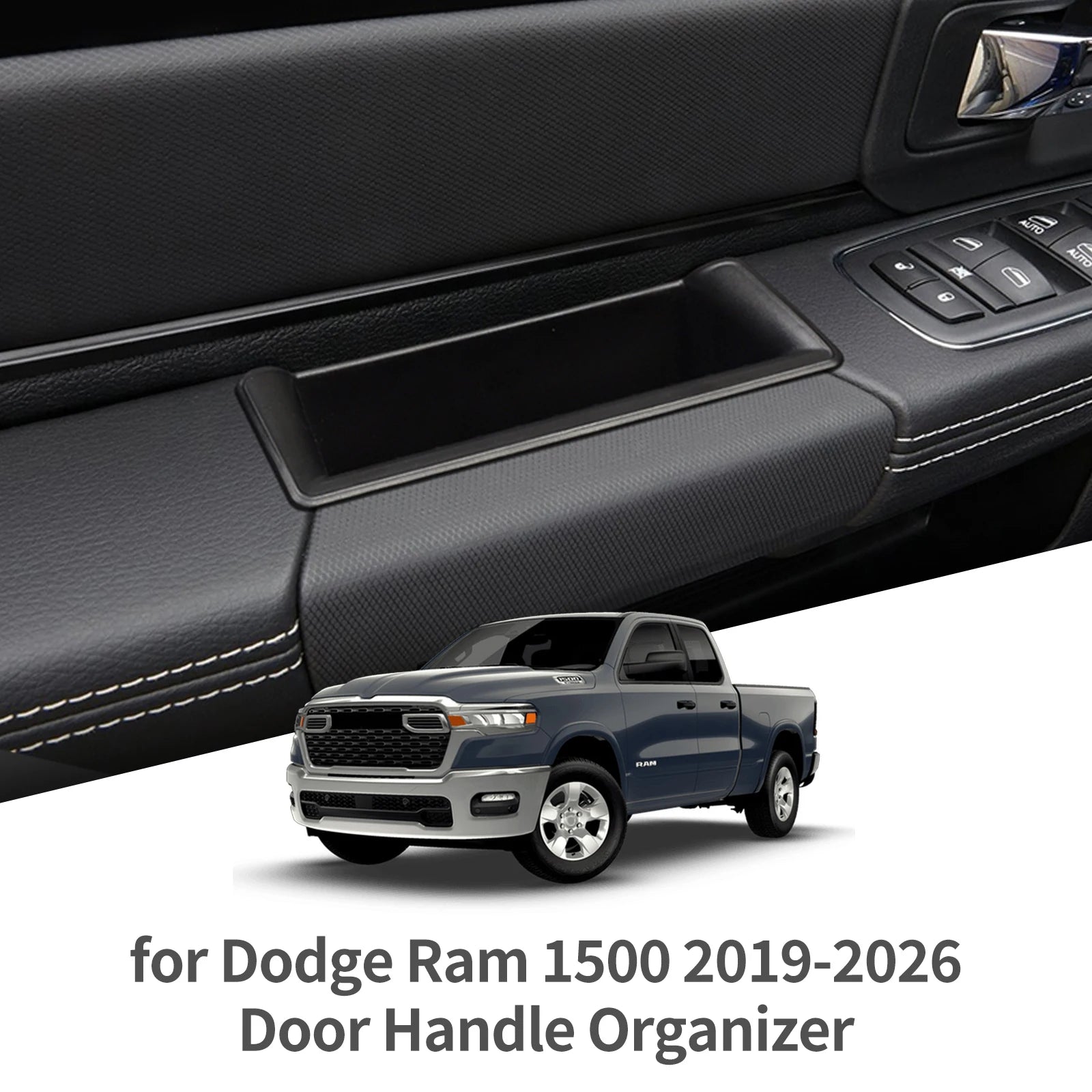 CowLost | for-dodge-ram-1500-2019-2026-car-door-handle-storage-box |8