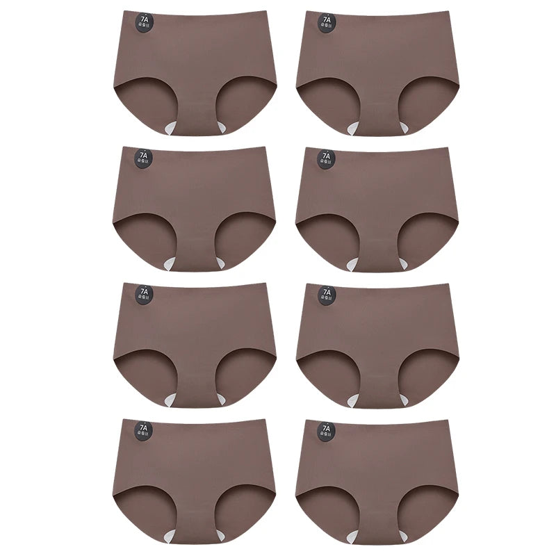 CowLost | product_id-fallsweet-8pcs-seamless-ultra-thin-high-elastic-mulberry-silk-panties-for-women-m-2xl |16