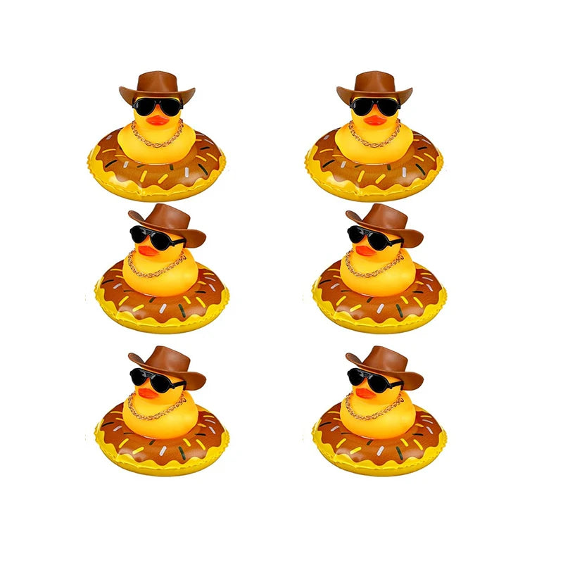 CowLost | product_id-6-pack-cowboy-rubber-ducks-with-hat-and-scarf-mini-party-favor-toys-for-shower-and-birthday |16