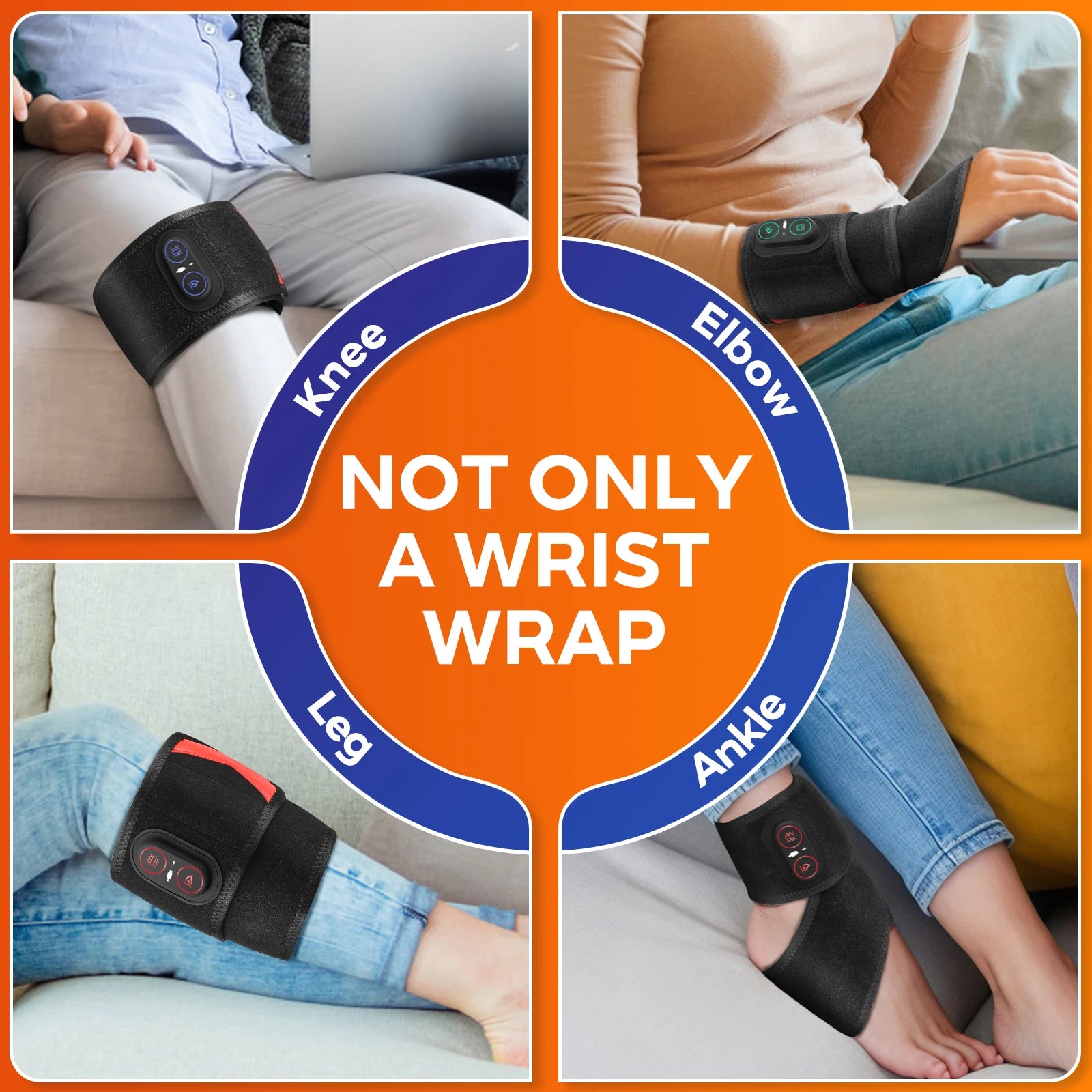 CowLost | electric-heating-wrist-guard-3-levels-hot-compress-massage-wrist-brace-ankle |4