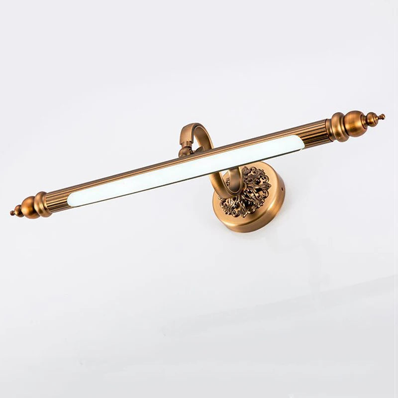 CowLost | product_id-bronze-mirror-led-wall-lamp-8w-51cm-antique-gold-for-bedroom-bathroom |1
