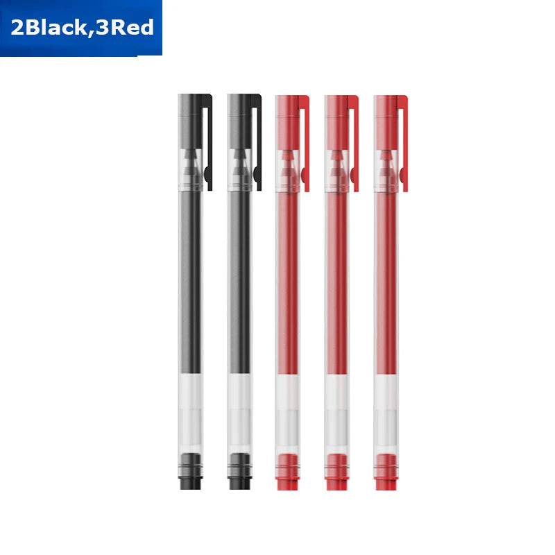 CowLost | product_id-beifa-5-10pcs-0-5mm-gel-pens-black-blue-red-ink-refills-large-capacity-water-based-office-school-pens |16