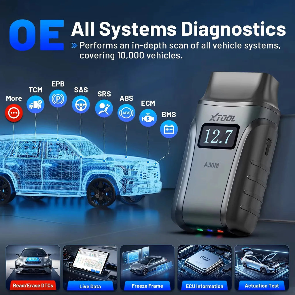 CowLost | xtool-anyscan-a30m-v2-0-hot-version-update-from-a30d-obd2-bt-diagnostic-tools-all-car-full-system-bi-directional-26-reset |2