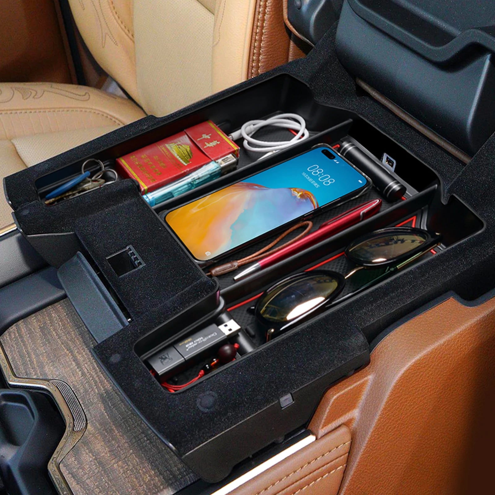 CowLost | for-dodge-ram-1500-2500-3500-2019-2026-car-storage-box-interior-accessorie |10