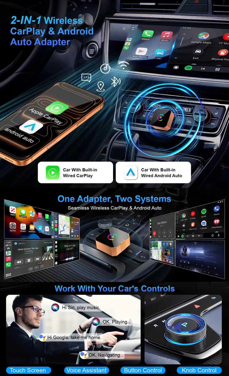 CowLost | product_id-wireless-2-in-1-carplay-android-auto-adapter-for-iphone-and-android-phones |9