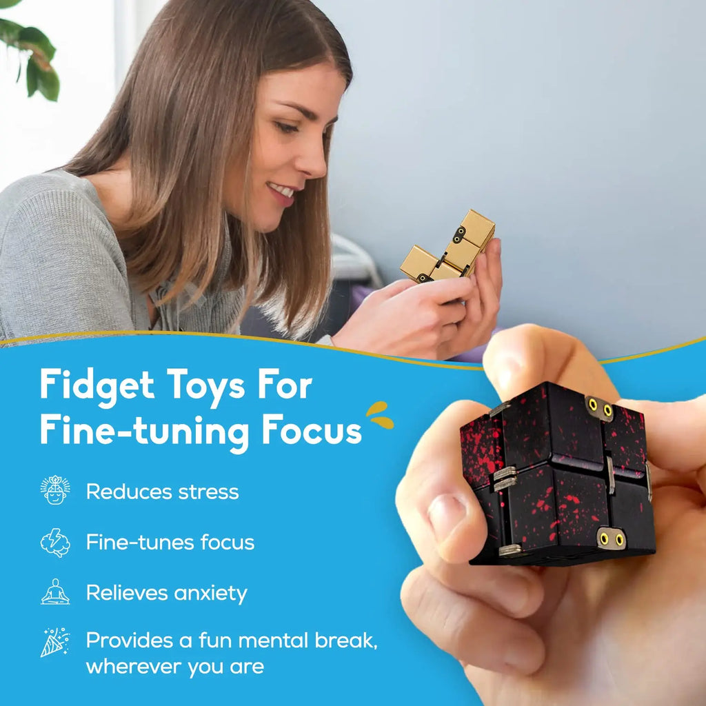 CowLost | infinity-cube-metal-fidget-toy-aluminium-anti-stress-anxiety-relief-for-adults-kids |4