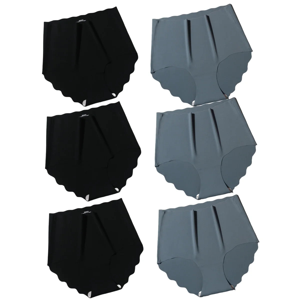 CowLost | product_id-6pcs-women-high-waist-seamless-ice-silk-briefs-m-xxl |25