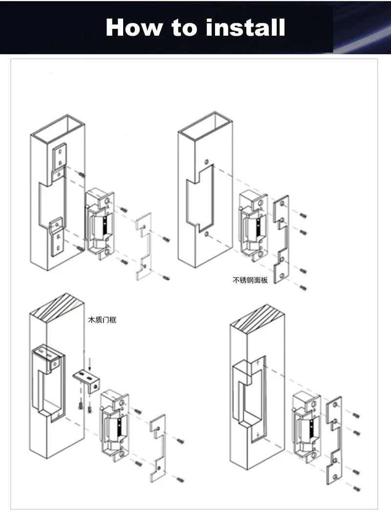 CowLost | locks-keys-product_id-12v-electric-strike-door-lock-for-access-control-intercom-system-nc-fail-safe-or-no-fail-secure |6