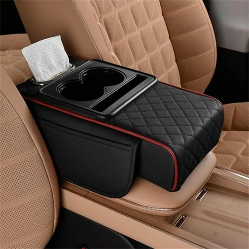 CowLost | vehicle-parts-accessories-universal-leather-car-center-console-armrest-cover |1