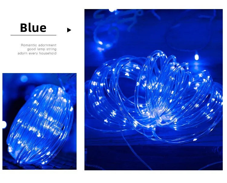 CowLost | product_id-300led-solar-waterproof-outdoor-fairy-rope-lights-for-garden-lawn-pathway-christmas-decor |11