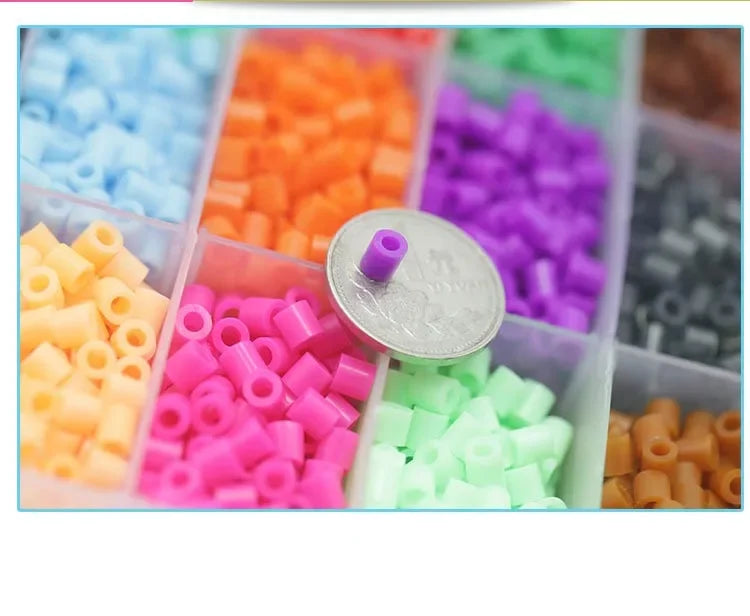 Perler 5mm Hama Beads 4800pcs 24 Colors Educational DIY Puzzle Toy Gift EVA Food Grade