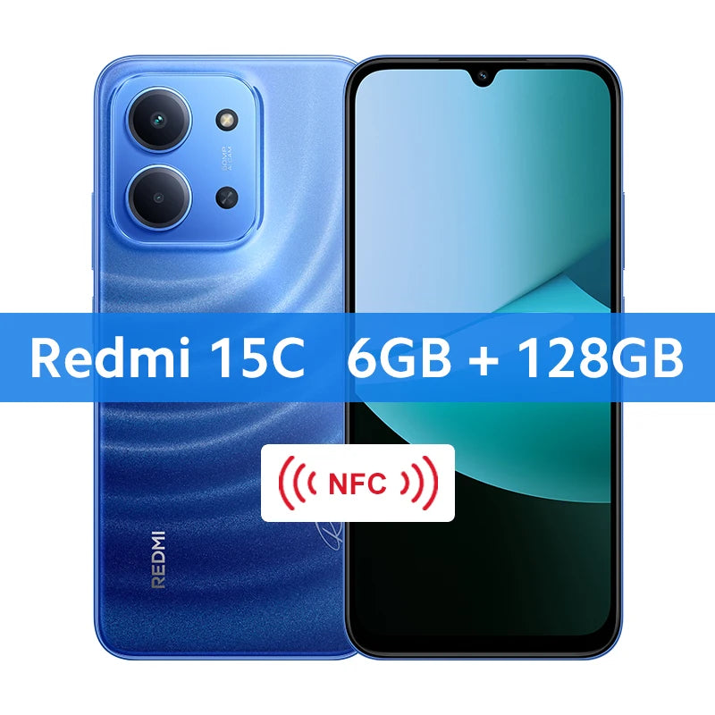 CowLost | redmi-15c-global-version-xiaomi-smartphone-mediatek-helio-g81-ultra-50mp-main-camera-120hz-6-9-dot-drop-display-33w-charging |36