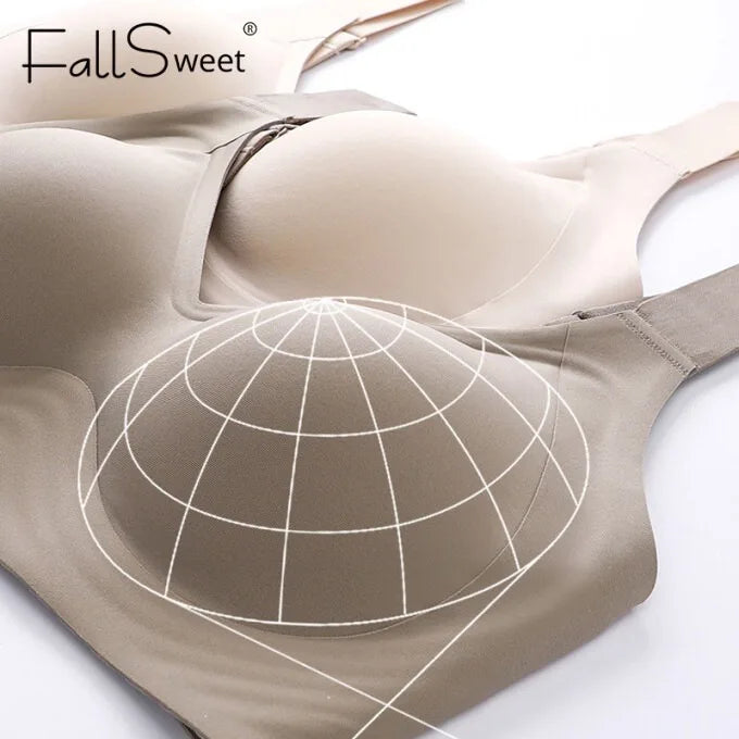 CowLost | product_id-fallsweet-plus-size-wireless-seamless-push-up-bra-for-women-supportive-sleep-yoga-sports-bralette |4