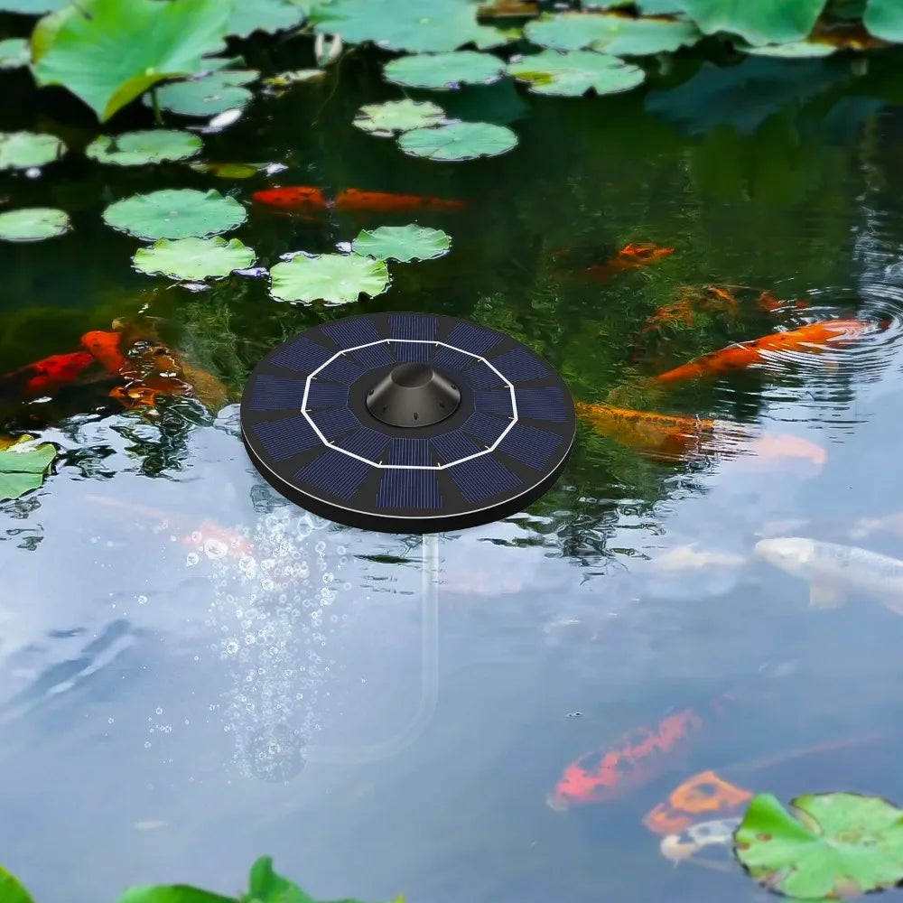 CowLost | product_id-2-5w-solar-floating-pond-air-pump-oxygenator-for-aquarium-fish-tank |9