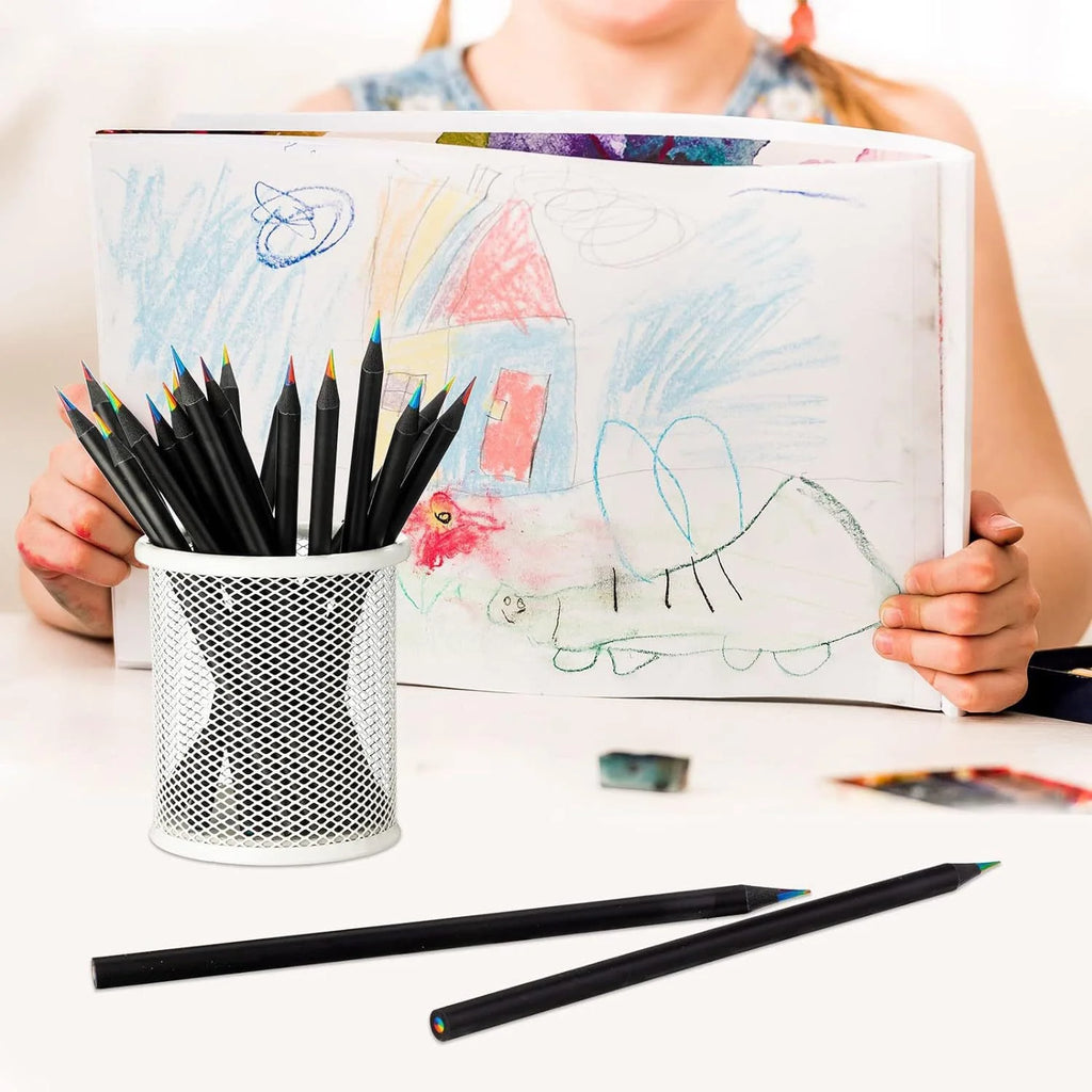 CowLost | rainbow-color-pencils-for-kids-concentric-gradient-crayons |16