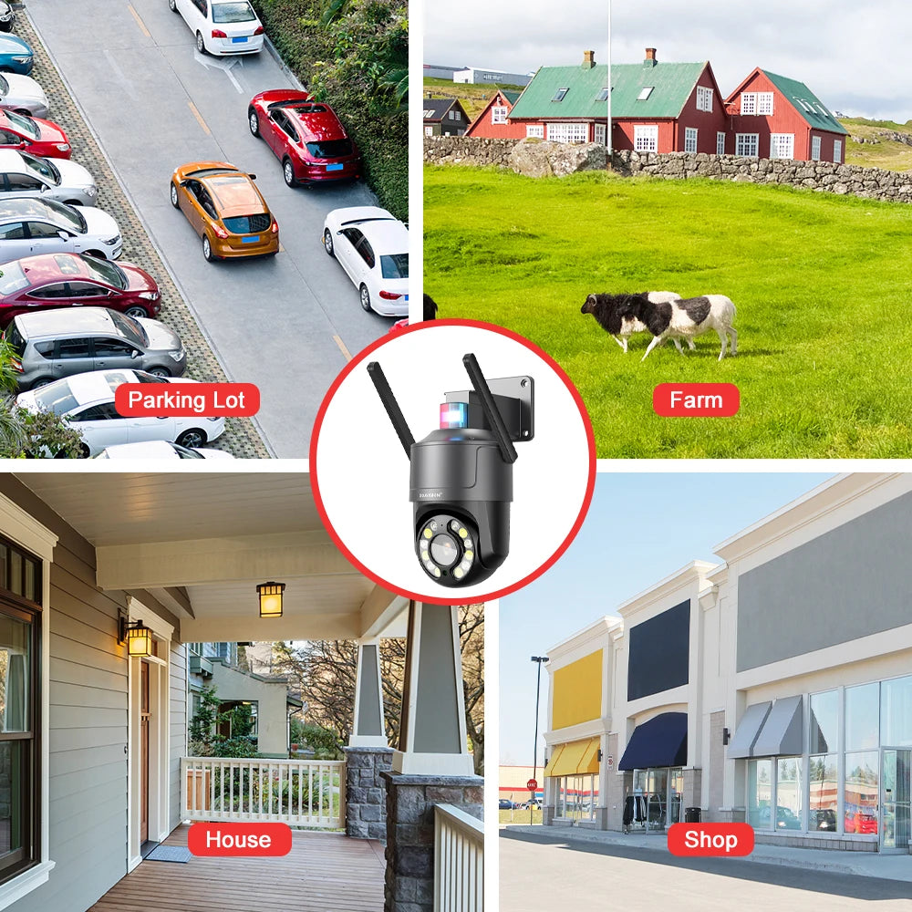CowLost | 5mp-20x-zoom-outdoor-surveillance-camera-ptz-wifi-4g-poe-red-blue-warning-lights-human-detection-auto-tracking-security-camera |20