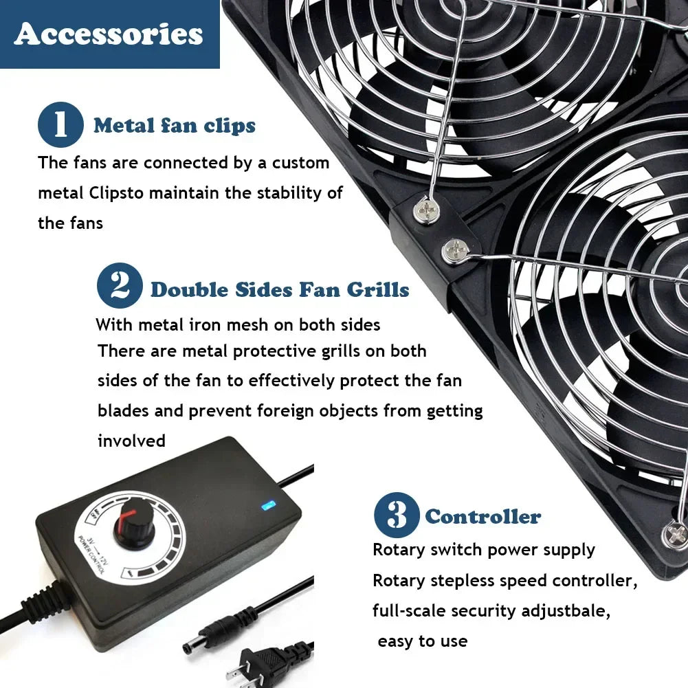 CowLost | 220v-multifunctional-exhaust-fan-with-remote-control-for-chassis-workstation-service-station-cooling-ventilation-fan-1 |5