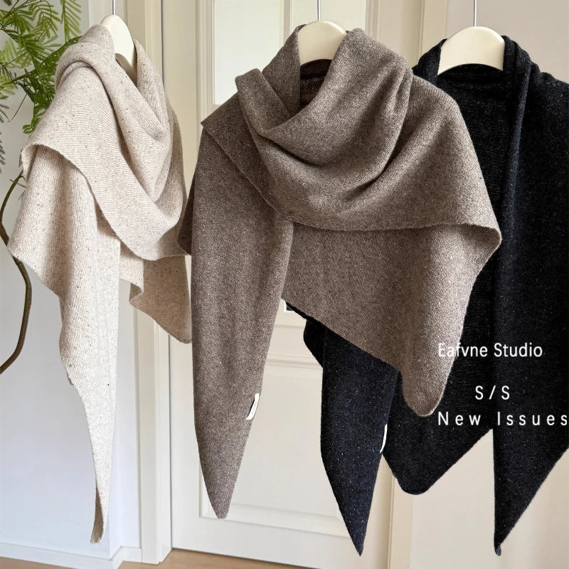 CowLost | japanese-wool-long-triangle-scaf-elegant-oversized-women-big-shawl |1