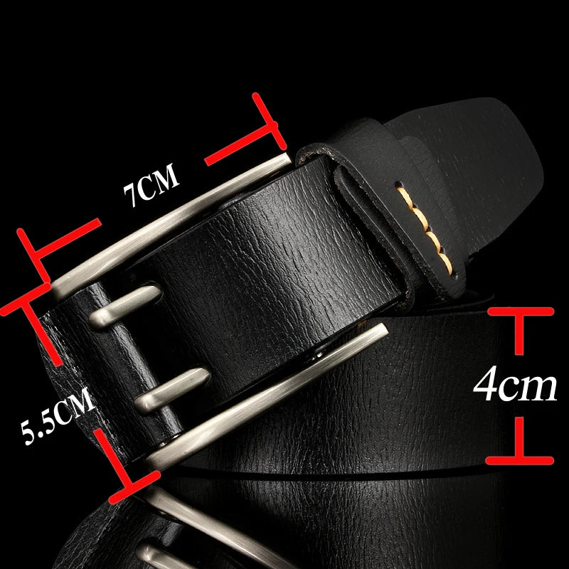 CowLost | 4cm-wide-vintage-style-pin-buckle-genuine-leather-belts-for-men |8