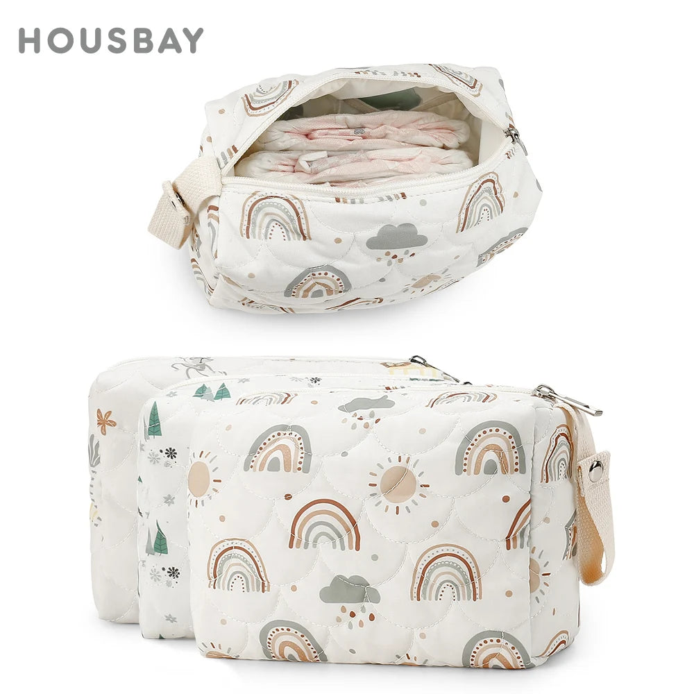 CowLost | baby-diaper-bag-waterproof-nappy-bag-reusable-wet-dry-storage-handbag |1