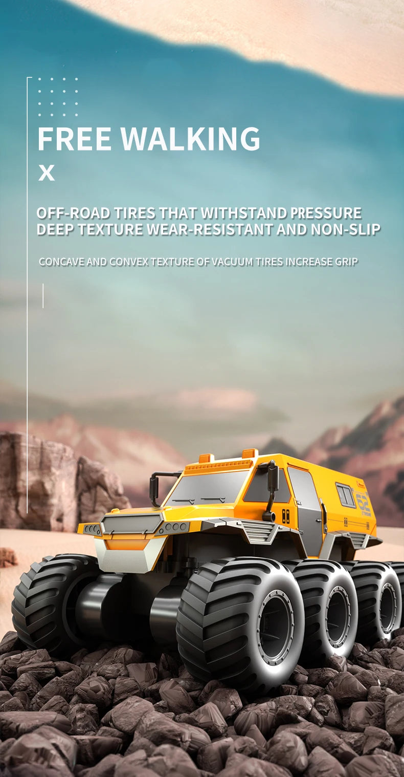 CowLost | fencing-barriers-jjrc-q137-8x8-2-4g-8wd-off-road-amphibious-remote-control-stunt-car |15