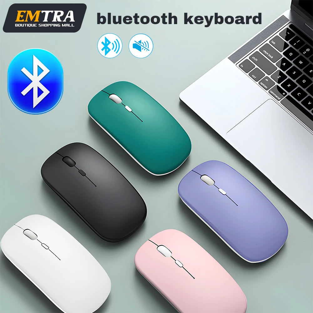 CowLost | wireless-bluetooth-mouse-portable-magic-silent-ergonomic-mice-for-laptop-ipad-tablet-notebook-mobile-phone |1