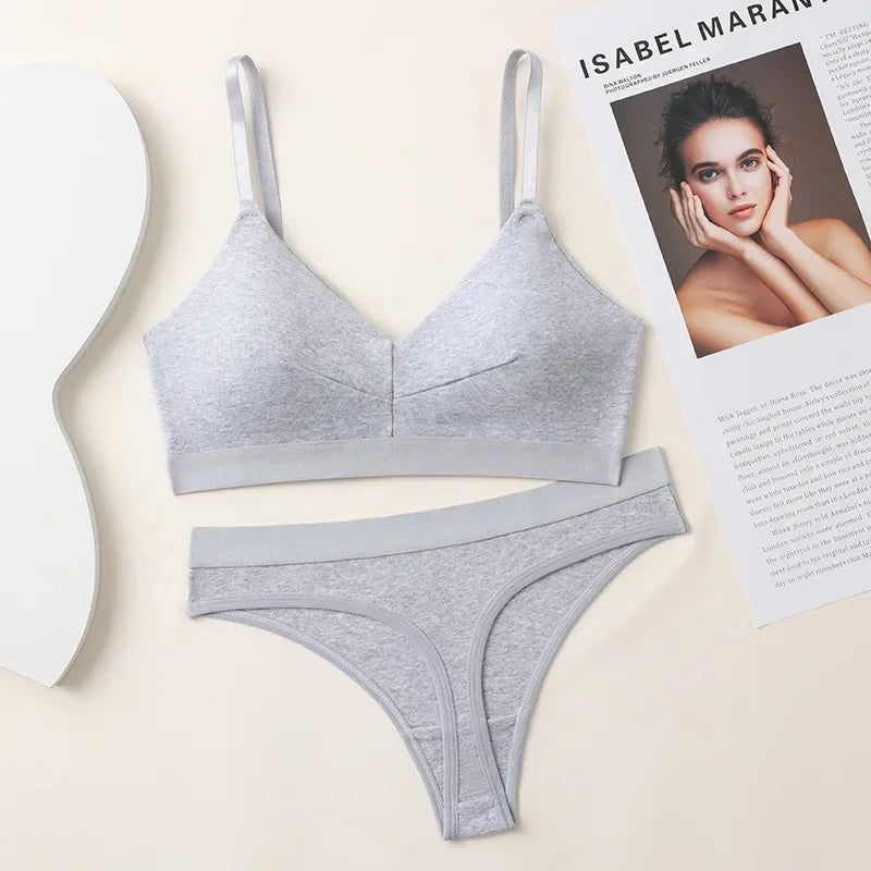 CowLost | product_id-comfort-cotton-push-up-bra-low-waist-t-back-thong-set-for-women |11