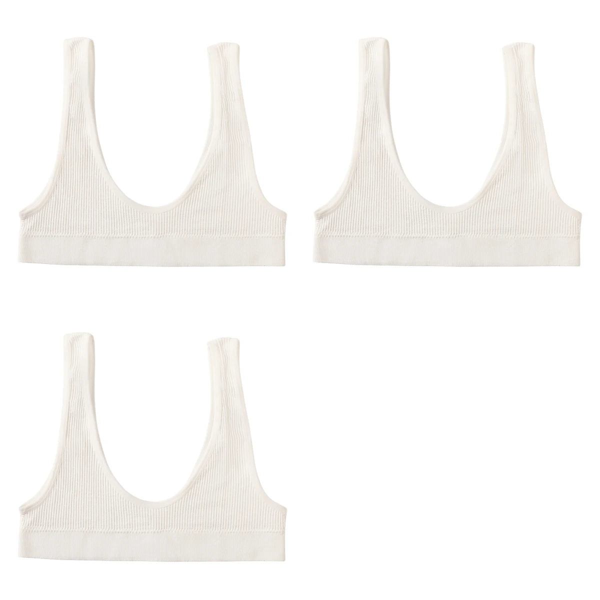 CowLost | product_id-3pcs-seamless-wireless-push-up-u-shape-bras-for-women-comfort-sport |18
