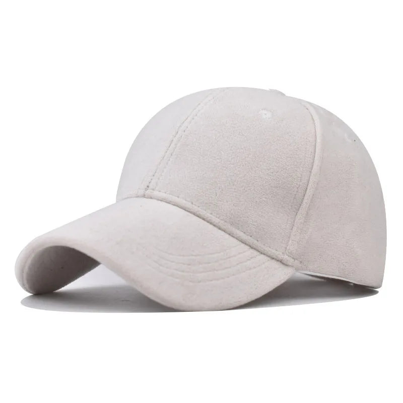 CowLost | solid-suede-retro-baseball-caps-for-men-women |28