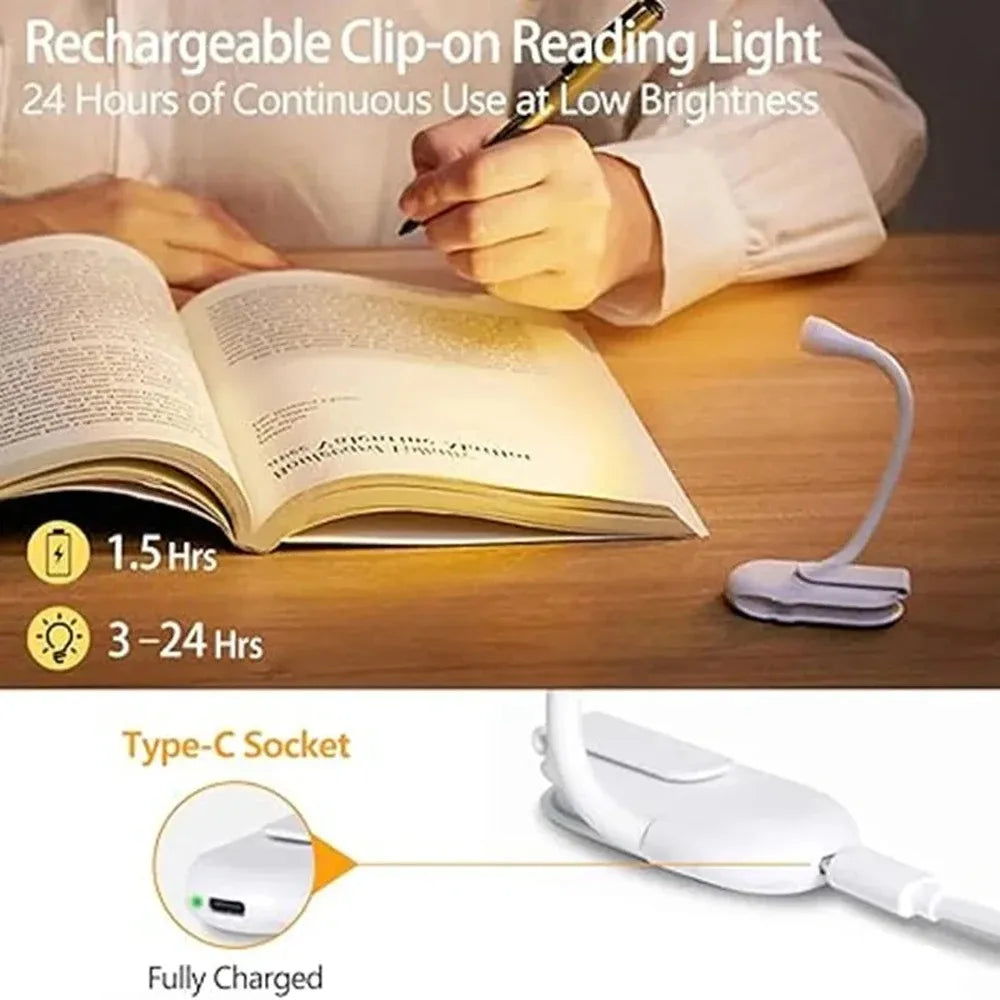 CowLost | product_id-mini-led-book-light-rechargeable-clip-on-360-adjustable-eye-protection-lamp-for-reading-and-travel |13