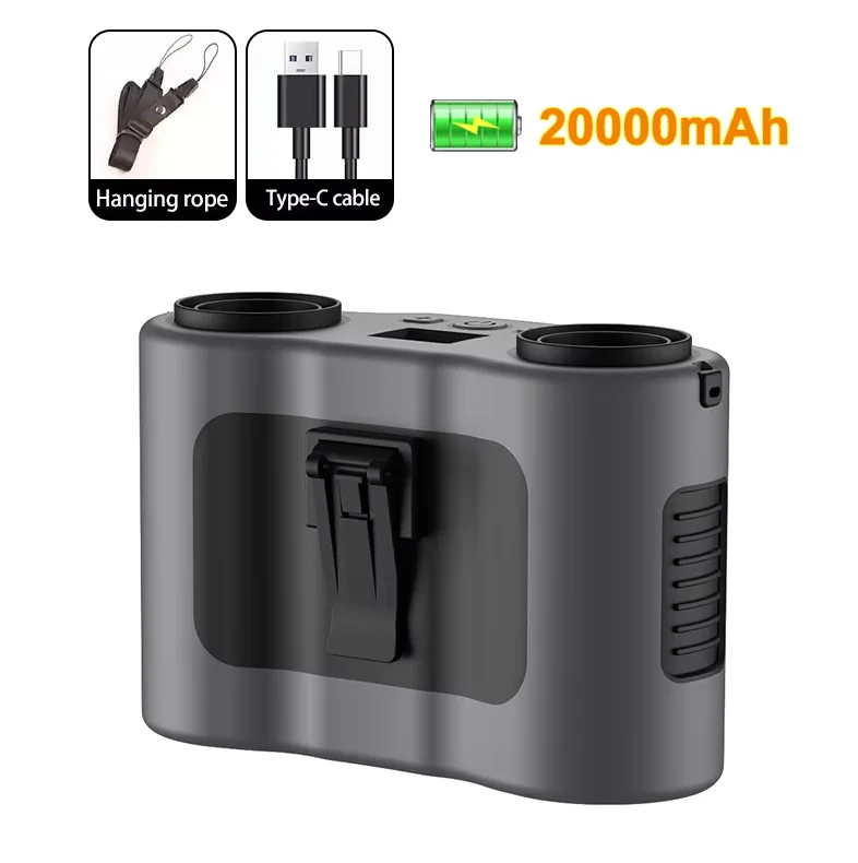CowLost | binoculars-product_id-portable-usb-rechargeable-waist-clip-fan-with-dual-air-outlets-20000mah-battery |21