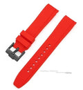 CowLost | watch-bands-product_id-silicone-watch-strap-for-swatch-omega-moonswatch-with-stainless-steel-buckle-20mm-22mm-waterproof-unisex |9