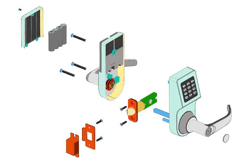 CowLost | locks-keys-product_id-vseum-home-electric-rfid-digital-door-lock-with-mechanical-code-key-and-card-access-battery-powered |9