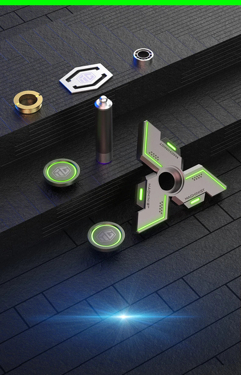 CowLost | user-stress-anxiety-adhd-relief-figets-toy-fidget-spinner-metal-alloy-gyro-luminous-hand-stress-relief-toy-boy-adults-gifts |18